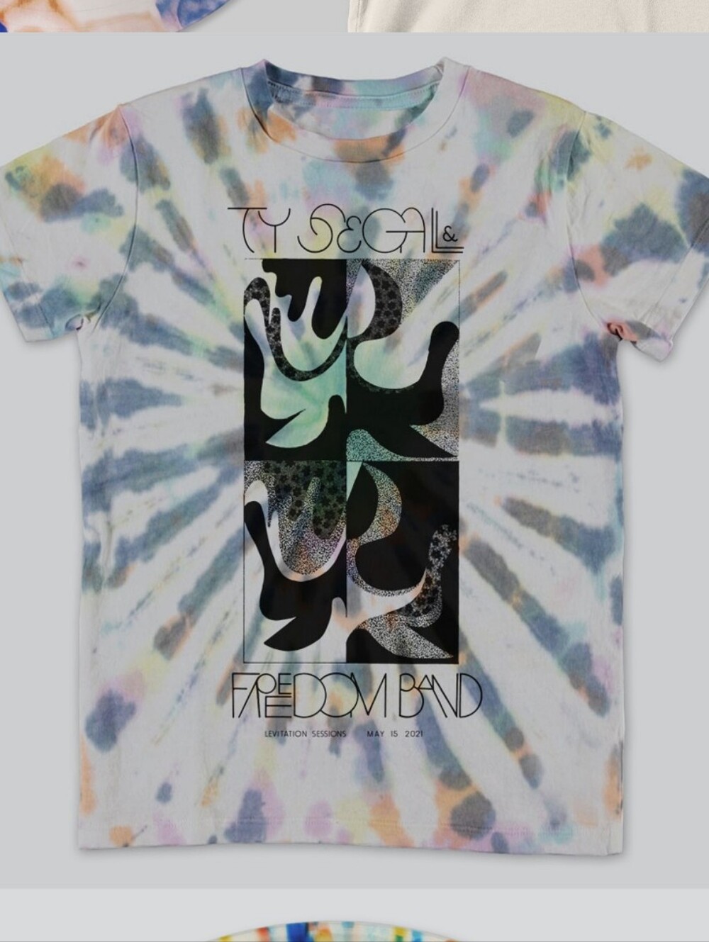 Ty Segal And Freedom Band  Tie-Dye Graphic Tee - Pastel Multi Medium